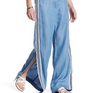 PLENTY by TRACY REESE Side Slit Ribbon Trousers